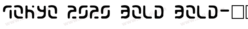TOKYO 2020 Bold Bold字体转换